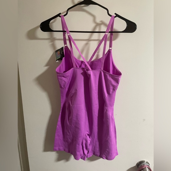 Fushia Body Shapeware Romper - Picture 2 of 6